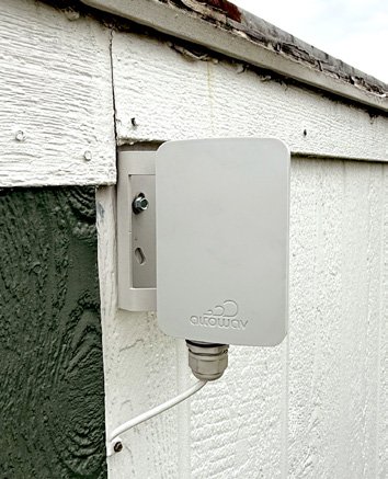 C410 on home with brown trim